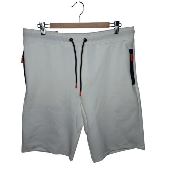 Zara Other - Zara Men's Sweatshorts Slim Shorts White XL Pull On Drawstring Athletic Lounge